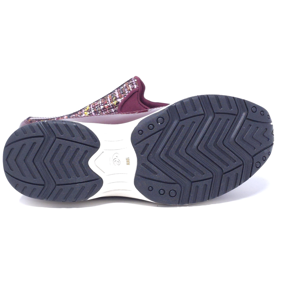 Easy Spirit Traveltime  Slip On Wine-Tweed-Multi-Patent 10WW US - Picture 7 of 10